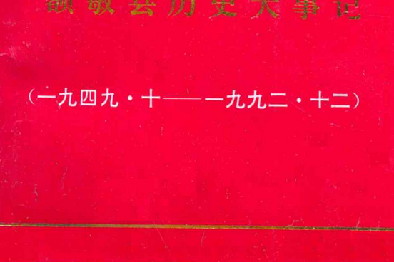 中國共產黨額敏縣歷史大事記(1949-1992)