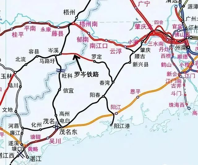 廣東省“十四五”鐵路規劃