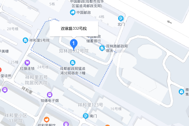 雙林路332號