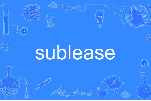 sublease