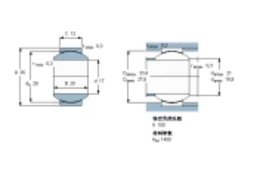 SKF GEH17C軸承