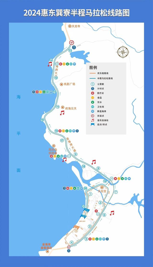 2024惠東巽寮半程馬拉松