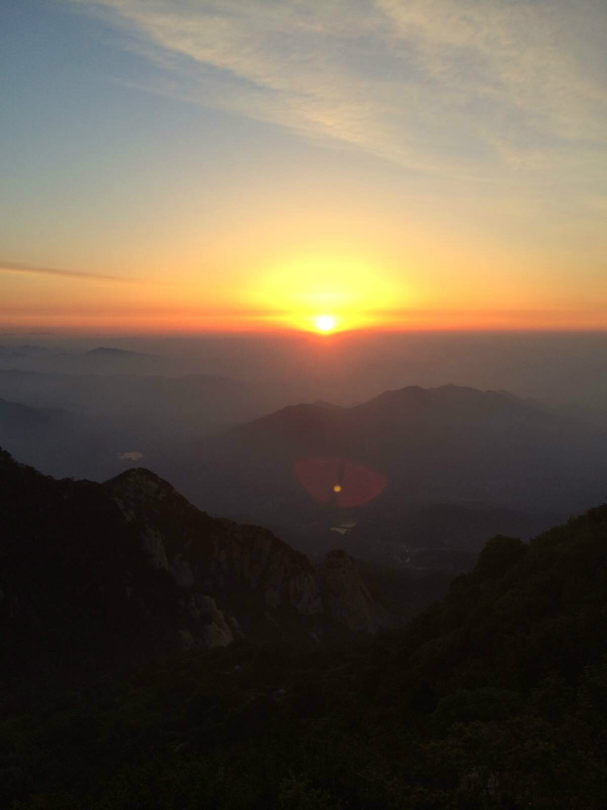 登泰山日觀峰