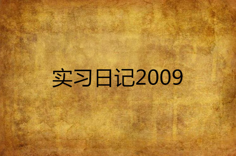 實習日記2009