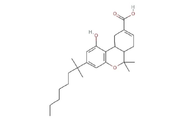 (6aR,10aR)-1-羥基-6,6-二甲基-3-（2-甲基辛-2-基）-6a,7,10,10a-四氫苯並[c]色原烯-9-羧酸