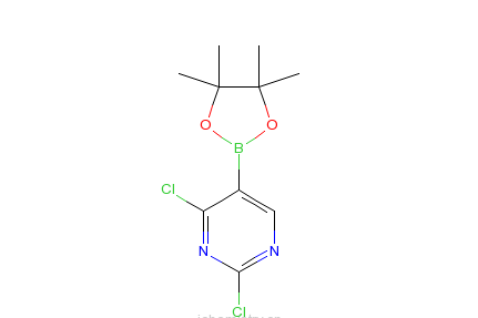 2,4-二氯嘧啶-5-硼酸頻哪酯，95%