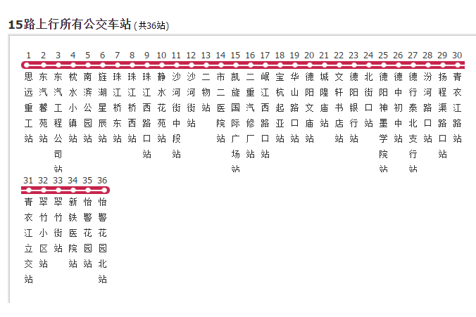 德陽公交15路