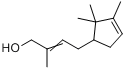 2-甲基-4-（2,2,3-三甲基-3-環戊烯-1-基）-2-丁烯-1-醇