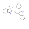 1,3,3-三甲基-2-[2-（1-甲基-2-苯基-1H-吲哚-3-基）乙基]-3H-吲哚翁