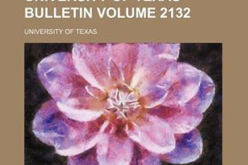 University of Texas Bulletin Volume 2132