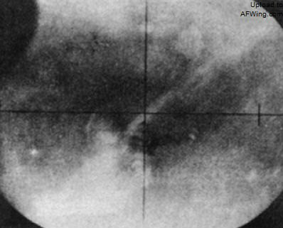 1958 年 7月29日空戰米格-17的照相槍照片