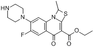 6-氟-7-哌嗪-1-甲基-4-氧代-[1,3]硫氮雜環[3,2-a]喹啉-3-羧酸乙酯