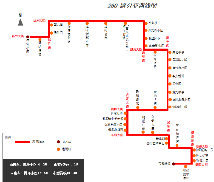 營口公交260路