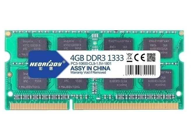 宏想4GB DDR3 1333（筆記本）