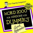 Word 2000 for Windows for Dummies Quick Reference