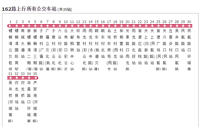 昆明公交162路