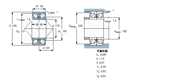 SKF 2×468325軸承