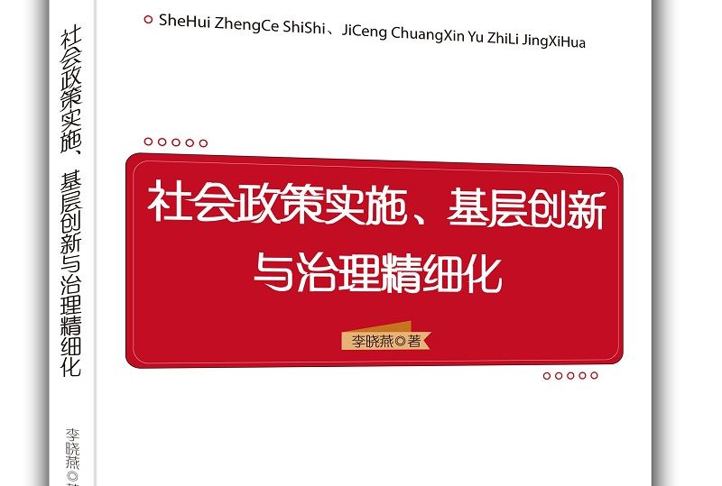 社會政策實施、基層創新與治理精細化