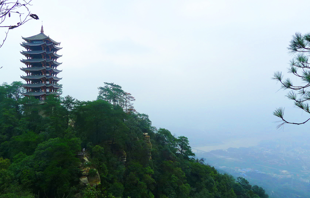 縉雲山風光