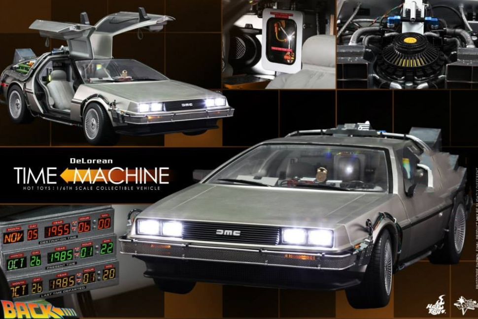 HotToys「回到未來」DeLorean Time Machine 1/6珍藏車