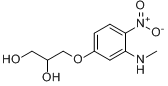 2-硝基-5-甘油基-N-甲基苯胺