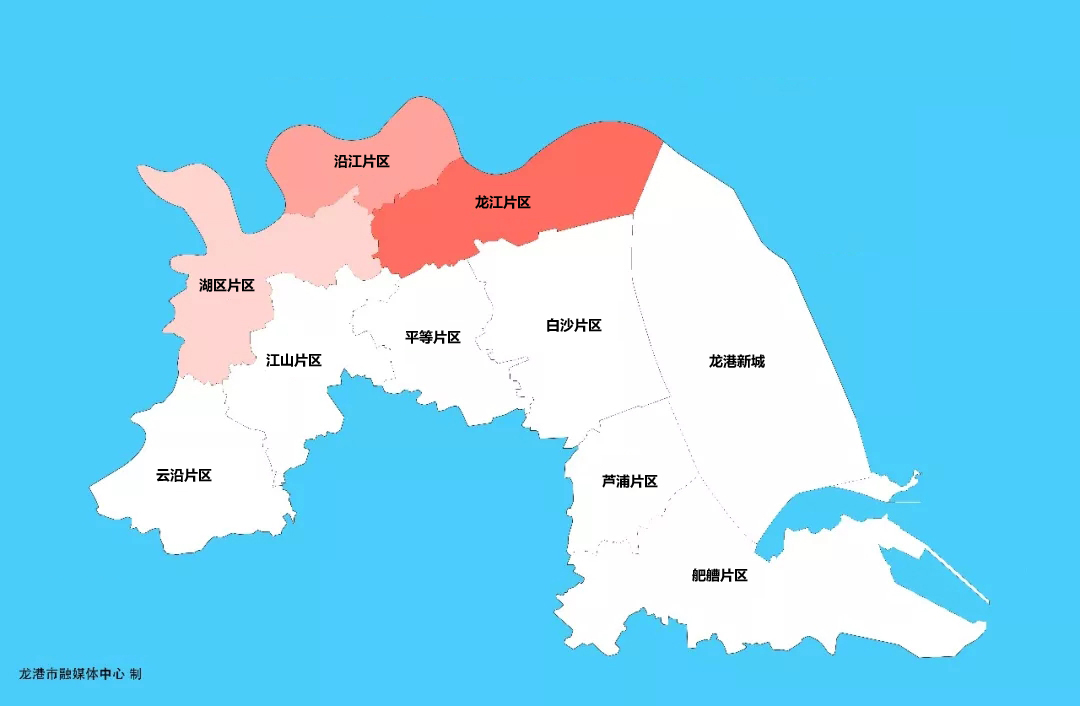 龍港市行政區劃圖