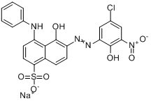 6-[（5-氯-2-羥-3-硝基苯基）偶氮]-5-羥-4-苯氨基-1-萘磺酸單鈉鹽