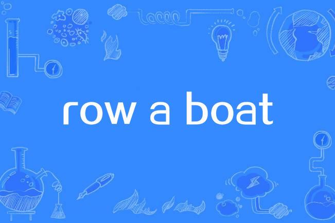 row a boat