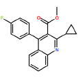 2-環丙基-4-（4-氟苯基）-3-喹啉羧酸甲酯