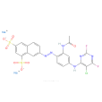 7-[[2-（乙醯氨基）-4-[（5-氯-2,6-二氟-4-嘧啶基）氨基]苯基]偶氮]萘-1,3-二磺酸二鈉
