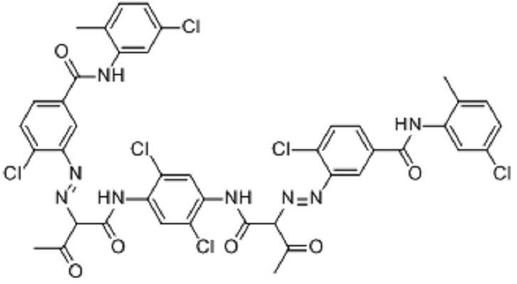 3,3\x27-[（2,5-二氯-1,4-亞苯基）二[亞氨基（1-乙醯基-2-氧代-2,1-乙二基）偶氮]]二[4-氯-N-（5-氯-2-甲苯基）]苯甲