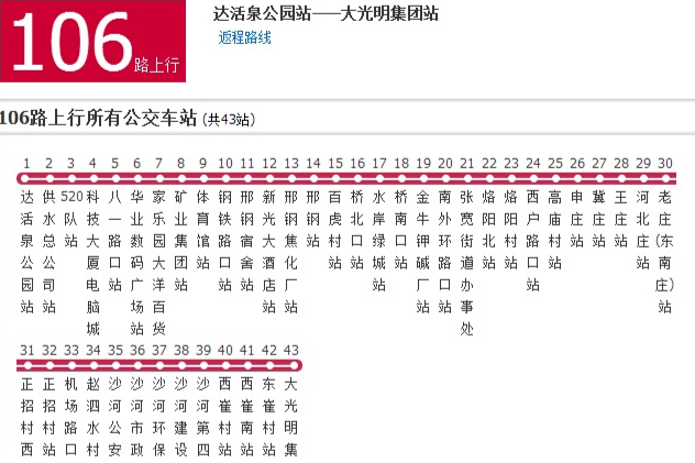 邢台公交106路