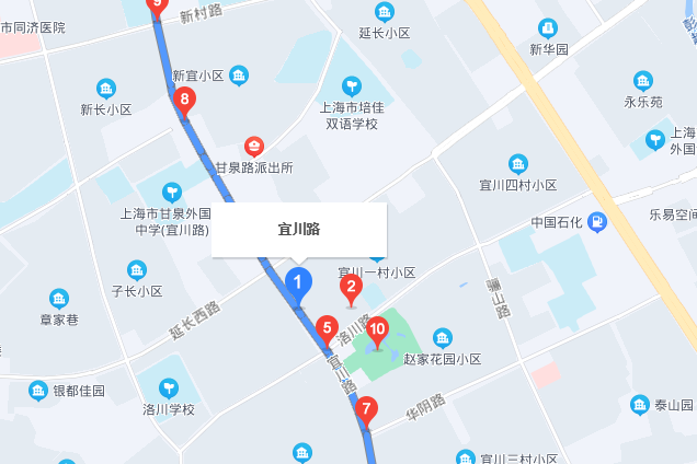 宜川路(上海市靜安區和普陀區境內道路)