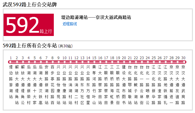 武漢公交592路