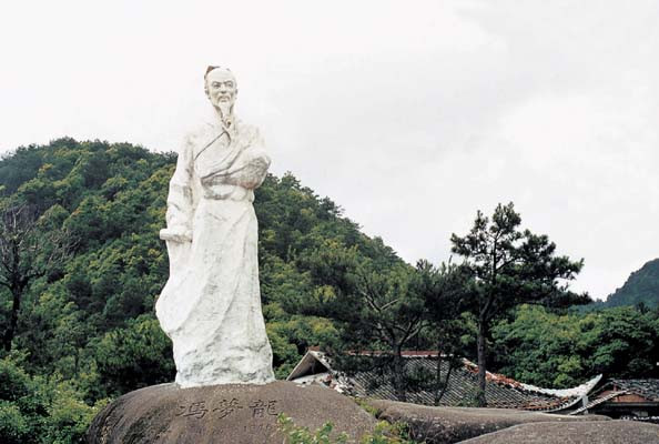 馮夢龍塑像