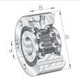 INA軸承 ZKLF1560-2RS-PE