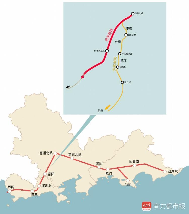 深惠汕高鐵(深汕高速鐵路)