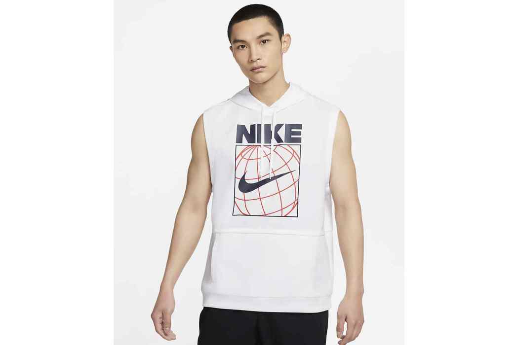 Nike Dri-FIT 男子無袖印花訓練連帽衫