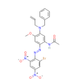 N-[2-[（2-溴-4,6-二硝基苯基）偶氮]-4-甲氧基-5-[（苯基甲基）-2-丙烯基氨基]苯基]乙醯胺