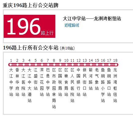 重慶公交196路