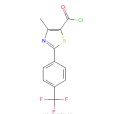 4-甲基-2-（4-三氟甲基）苯-1,3-噻唑-5-羰醯氯