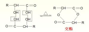 分子間脫水生成交酯