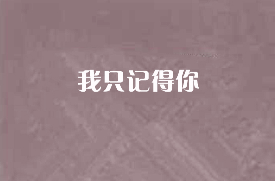 我只記得你