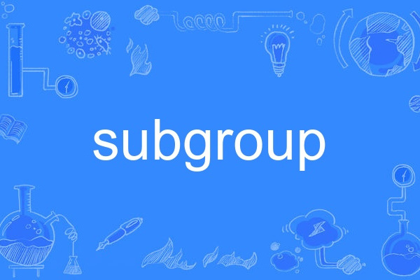 subgroup