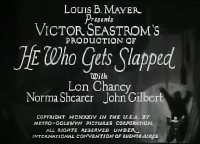 《He Who Gets Slapped》1924年