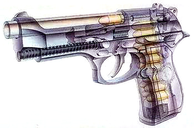 伯萊塔M92F手槍(伯萊塔92FS手槍)