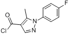 1-（4-氟苯基）-5-甲基-吡唑-4-羰醯氯
