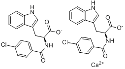 4-氯苯甲醯-L-色氨酸鈣鹽