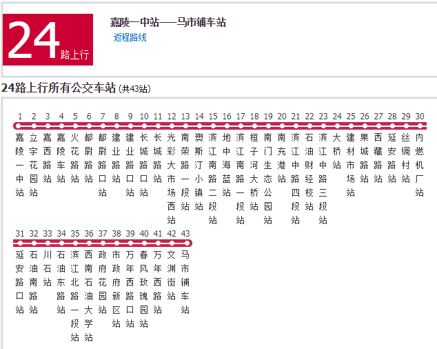 南充公交24路