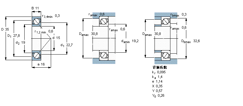 SKF 7202BEGBP軸承